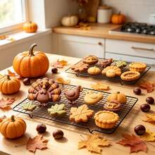 10-Cavity Silicone Mold, Harvest Festival Theme Shapes Including Turkey, Pumpkin And Cake, Suitable For Cake, Chocolate, Soap, Candle, Plaster And Craft, Candle Drip Glue Making Gifts - Multiple Styles - View 9