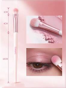 Eunarz Vegan Single Eyeshadow Brush Soft Bristle Eye Blending Tool - Single End Eyeshadow Brush - View 2