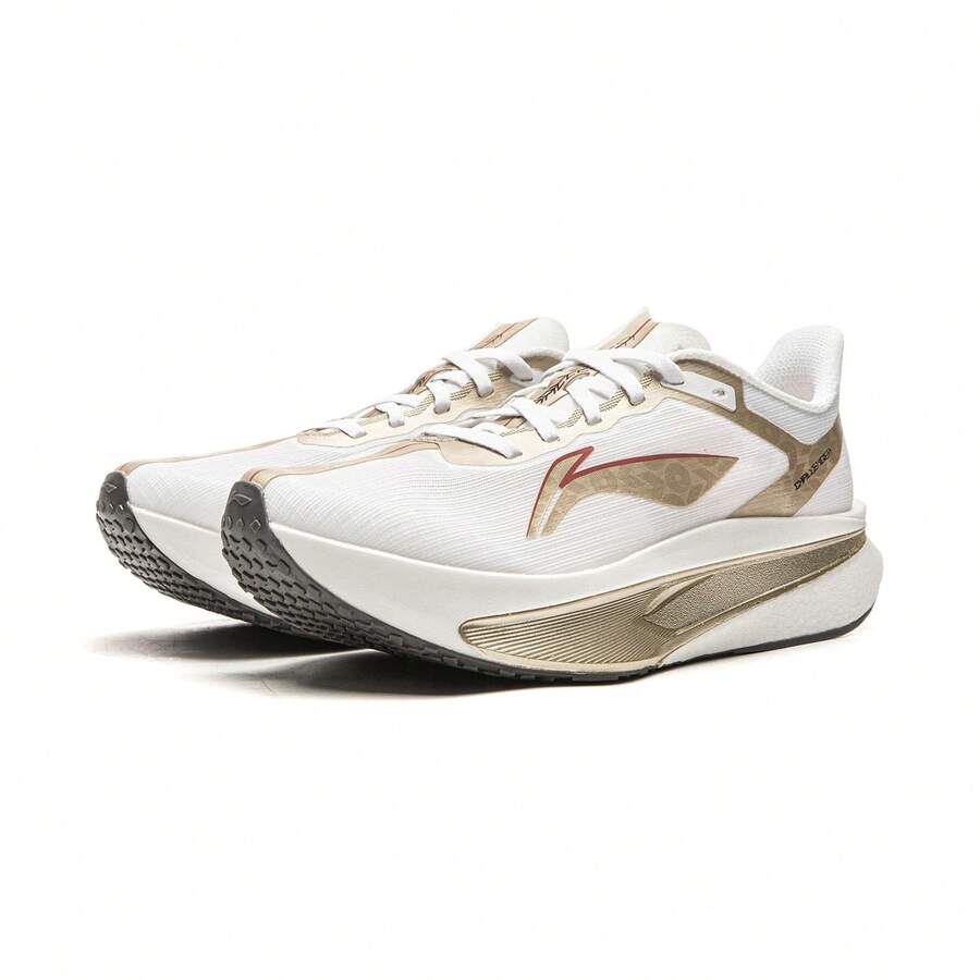 LI‑NING FEIDIAN 6 CHALLENGER Sepatu Lari Balap Ringan Wanita dengan Daya Pantul Tinggi ARMW004 - Putih - View 1