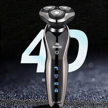 Men's Electric Shaver, 3-In-1 Electric Shaver/Nose Hair Trimmer, USB Rechargeable Portable Shaver, 3D Floating Blades, 600mAh Battery Capacity - Silver - View 11