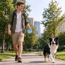 Retractable Pet Leash, Easy To Manage, Durable Nylon Rope, Suitable For Small And Medium Dogs - Multicolor - View 7