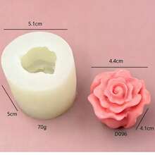 Rose Flower Bouquet Silicone Mold, Suitable For Home Decor, Aromatherapy Candle Mold, Flower Making Handmade Soap, DIY Plaster Resin Crafts Mold - Flowers - View 4