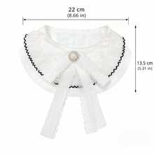 Handmade Cat And Dog Pet Accessories, Decorated With Pearl And Gemstone, Bow Shape, Suitable For Small To Medium Cats And Puppies, Holiday Gift For Pet Lovers, Christmas Gift. - Multicolor - View 4