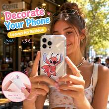 Disney Stitch Cute Decorative Stickers, Cute Angel Pattern - Perfect For DIY Decorating Guitars, Phones, Luggage, Water Bottles And Other Items, Also Suitable For Office And Home Decor; Great Material For Scrapbooking. Perfect As Birthday And Christmas Gifts. - Multicolor - View 6