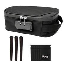 9pcs/Set Odor-Proof Storage Bag Set With Lock, Includes 5 Mini Bags, 3 Black Storage Tubes, Odor-Proof Pouch, For Storage And Travel, Suitable For Home And Outdoor, Birthday, Holiday, Valentine's Day Gift - Multicolor - View 11