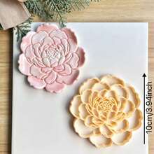 Flower Shaped Jewelry Tray Clay Mold, Jewelry Storage Dish Polymer Clay Mold, DIY Rustic Home Decor Handmade Mold, Soft Clay Jewelry Making Mold - Yellow - View 8