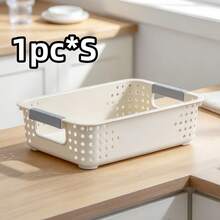 1/2pcs Storage Baskets, Miscellaneous Storage Bins, Multi-Functional Storage Boxes, Large Capacity Organizing Baskets, Multi-Purpose Design With Handles, Durable And Sturdy, Suitable For Bedroom, Kitchen, Closet, Bathroom, Laundry Room, Toys, Christmas Home Storage - View 10