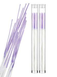 120/60pcs Purple Ear Piercing Cleaning Thread - Purple - View 5