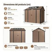 Storage Sheds - Khaki - View 3