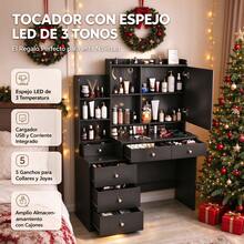 Vanities & Vanity Benches - Black - View 2