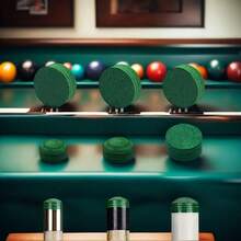 2 Pieces 11mm Pool Cue Tips, Professional Snooker And American Nine-Ball Billiard Tip, Durable Fit, M Hardness - 2Pcs - View 5
