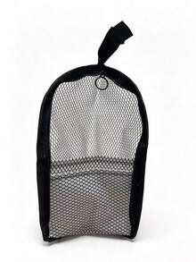 1pc Portable Mesh Toiletry Bag, Standing Travel Cosmetic Organizer, Multi-Pocket Zipper Storage Bag, Suitable For Bathroom, Beach, Vacation Travel Essentials - Multicolor - View 12