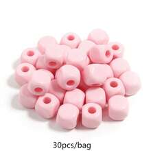 30pcs/Pack Manik-Manik Persegi Warna Krem Permen 12mm, Gantungan Kunci Lucu, Rantai Ponsel, Kalung, Gelang, Bahan Kerajinan Tangan DIY - manik-manik persegi - View 9