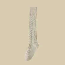 1 Pair/6 Pairs Women's Warm Winter Knee-High Socks With Striped Pattern Design, Leg Warmer Set Suitable For Cold Weather, Daily Wear, Office Work, Outdoor Activities And Cold Floors, Hand Washable Warm Leggings - Multicolor - View 12