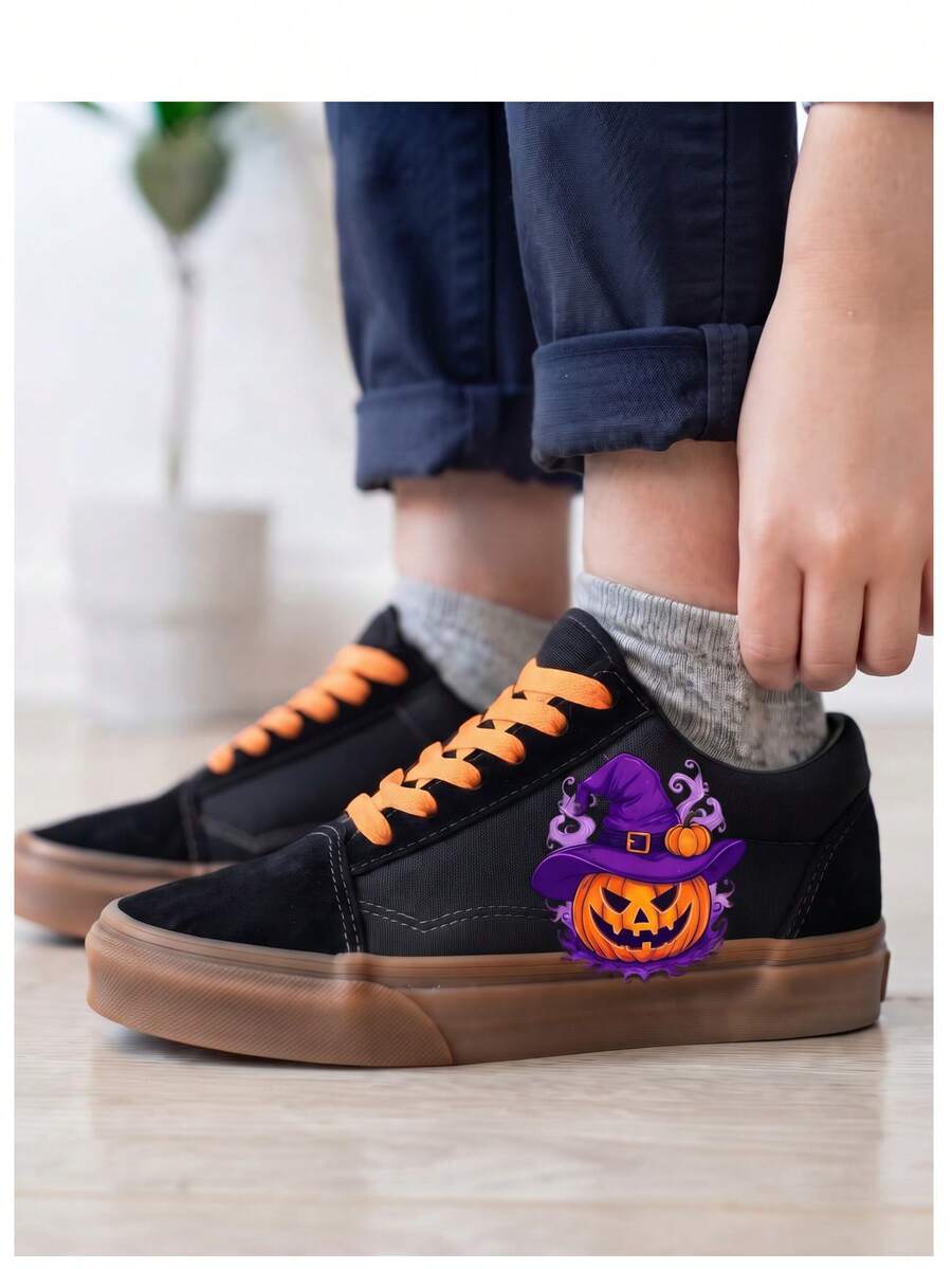 Kids Sneakers - Orange - View 1