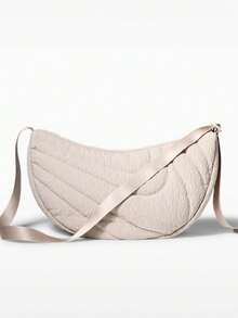 Nike Unisex NK AURA L Crescent Crossbody Bag IM1644-236 - Beige - View 3
