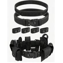 Outdoor Sports 2-In-1 Tactical Belt - Nylon Material, Adjustable Buckle, Suitable For Survival, Tactical Use, Tactical Equipment - Multicolor - View 1