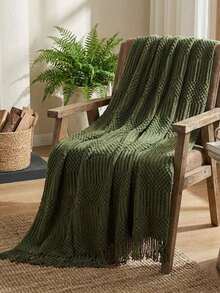 Dark Green Bubble Towel