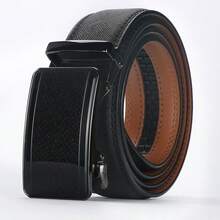 1 chiếc thắt lưng tự động phong cách công sở thường ngày, khóa hợp kim, dây lưng điều chỉnh được - DS19 - Xem 12