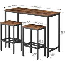 Folding Tables & Chairs - Brown - View 3