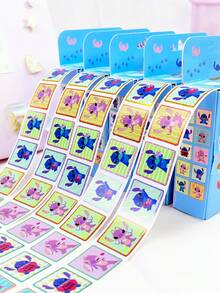 Stitch Set Stiker Kerajinan Tangan Anak-Anak, Stiker Dekoratif Modis, Cocok untuk Gelas Minum, Skateboard, Casing Ponsel, Dekorasi Pesta Meja Kantor - MultiWarna - View 5