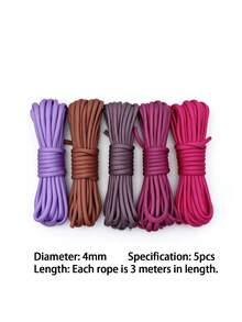 3米長 4mm直徑 550 Paracord III 複合款手工DIY編織繩,曬衣繩、寵物項圈繩,戶外多功能生存露營配件 - 彩色 - 查看 14