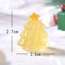 1pc Cross-Border New Micro Landscape Creative Glow-In-The-Dark Christmas Tree Snow Scene DIY Decoration Accessory Desktop Ornament - Multicolor - View 9