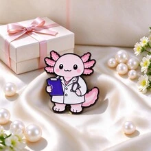 Cute Cartoon Animal Doctor Enamel Pins, Kawaii Nurse Lapel Brooch Set, Alloy Badge For Backpack Jacket Hat, Medical Gift For Nurse Doctor Friends - Multicolor - View 7