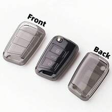 1 Pc TPU Car Key Protection Cover Fit For VW Golf 7 MK7 Tiguan MK2 Accessories - A - View 6