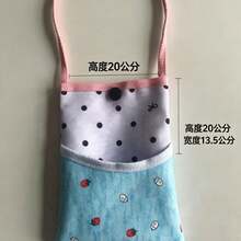 Cute Strawberry Colorblock Handbag, Snap Closure Cartoon Print Portable Storage Bag, Can Hold Phone And Coins, Suitable For Girls And Students, For Carrying Small Items, Holiday Birthday Gift, Daily Shopping Outing Home Storage Use - Multicolor - View 5