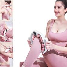Leg Deep Fascia Massager, Body Massager - Roller Massager, Using Lymphatic Drainage Technology For Roller Massage, Smoothing The Skin, Shaping Thigh And Hip Curves, Suitable For Massaging Various Parts Of The Body, Relieving Muscle Pain, - Multicolor - View 12