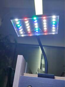 Đèn LED bể cá 8W, đèn quang phổ đầy đủ hỗ trợ tăng trưởng cây thủy sinh cổng USB, đèn bể cá điều chỉnh độ sáng, xoay 360°, phù hợp cho bể cá nước ngọt/nước mặn, bể cá nhỏ, thúc đẩy sự phát triển của cây và cá - Đèn chiếu sáng bể cá, phù hợp cho những người đam mê nuôi cá cảnh - Nhiều màu - Xem 11