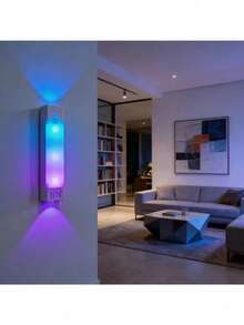 1pc Motion Sensor LED Magnetic Night Light, Hallway Light, Ambient Light, Suitable For Bedroom - Multicolor - View 6