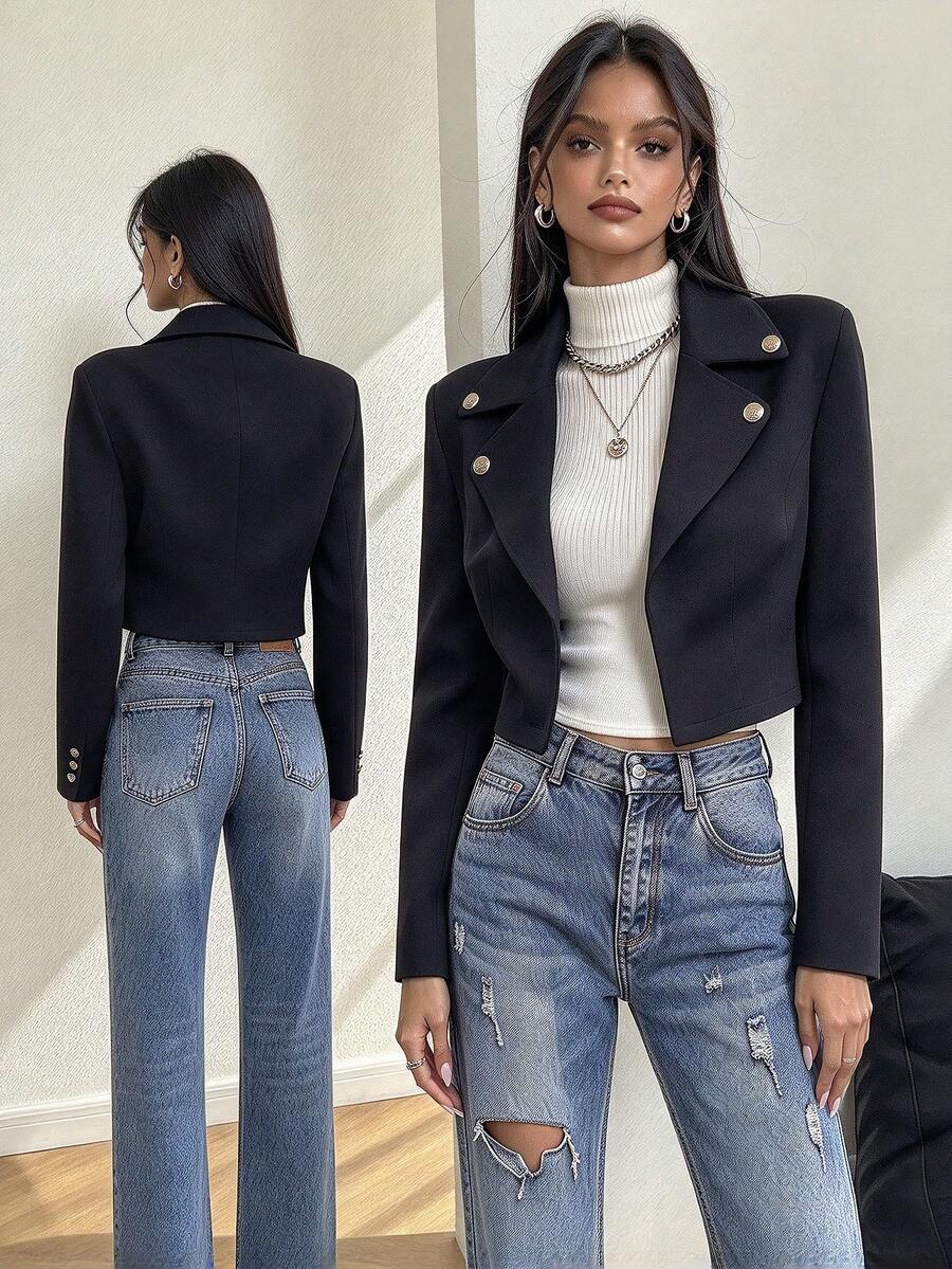 Women Jackets - Black - View 1