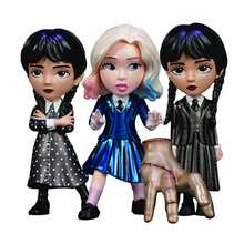 Figur Logam Simba,  & Enid Sinclair 2,5 inci – Patung Koleksi Resmi Keluarga Addams, Hadiah untuk Penggemar - MultiWarna - View 1