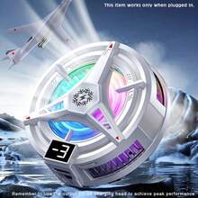 RGB Phone Cooler - Portable RGB Phone Cooling Fan | Magnetic Phone Cooler With Larger Cooling Area, Suitable For Phones/Tablets/IPads, Lightweight And Portable - Multicolor - View 13