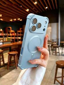 18 Pro Max Phone Case - Luxury Shockproof Anti-Collision Matte Phone Case, Suitable For 18 Pro Max 17 Pro Max Men And Women, With Lens Film 18 Pro Phone Case, Soft Frame Anti-Fingerprint Anti-Shock Back Cover - Multicolor - View 6