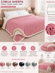 Multi-Color Lightweight King Size Blanket - Multicolor - View 8