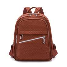 New Autumn And Winter Simple And Fashionable Versatile High-End Lightweight Solid Color Women's Fashionable Backpack Suitable For Various Scenarios - Multicolor - View 3