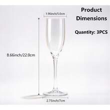1/2/4/6/12pcs Luxury High Stem Crystal-Like Shatterproof Reusable Long Handle Cups, Banquet Wedding Birthday Party Dessert Juice Cold Drink Cups, Home Dining Table Atmosphere Decorative Cups - Perfect For All Parties - View 19