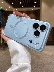 18 Pro Max Phone Case - Luxury Shockproof Anti-Collision Matte Phone Case, Suitable For 18 Pro Max 17 Pro Max Men And Women, With Lens Film 18 Pro Phone Case, Soft Frame Anti-Fingerprint Anti-Shock Back Cover - Multicolor - View 5