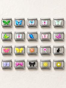 3/5/10/20/50 Random Fashion Charm Bracelet Chain Accessories Accessories Gifts, Mixed Color Cartoon Patterns - Multicolor - View 3