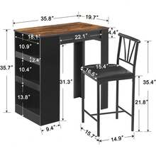 Bars & Wine Cabinets - Black - View 2