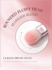 Eunarz Vegan Single Eyeshadow Brush Soft Bristle Eye Blending Tool - Single End Eyeshadow Brush - View 3