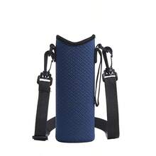 Vỏ bọc cốc bằng neoprene dập nổi, vỏ bảo vệ bình nước cầm tay di động sáng tạo, dây đeo chéo và tay cầm bình nước đeo được - Nhiều màu - Xem 6