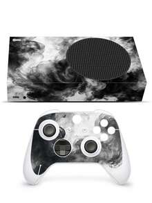 5pcs Ink Wash Smoke Cloud Pattern Stickers For XSS Full Body Game Console, Dust-Proof And Wear-Resistant - View 3