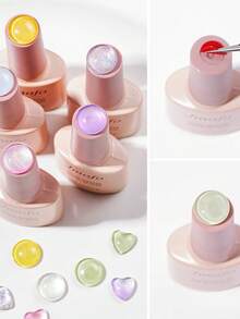 40pcs Transparent Glass Color Display Cards With Water Ripple Round ...