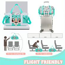 Girls Luggage With Wheels Suitcases Travel Softside Suitcases 16" Carry On Suitcase With Duffle Bag Luggage Sets - Three-piece Travel Suitcase Set - View 7