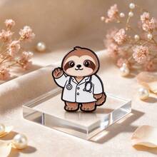 Kawaii Cartoon Animal Doctor Brooch Set, Metal Animal Enamel Lapel Pins, Cute Medical Badges For Clothing Backpack Decor, Lovely Gift For Nurse Doctor - Multicolor - View 10