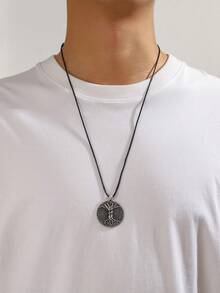 European & American Hot Selling Viking Rune Pendant Tree Of Life Pendant Necklace (Adjustable Length) - Pendant Necklace - View 24